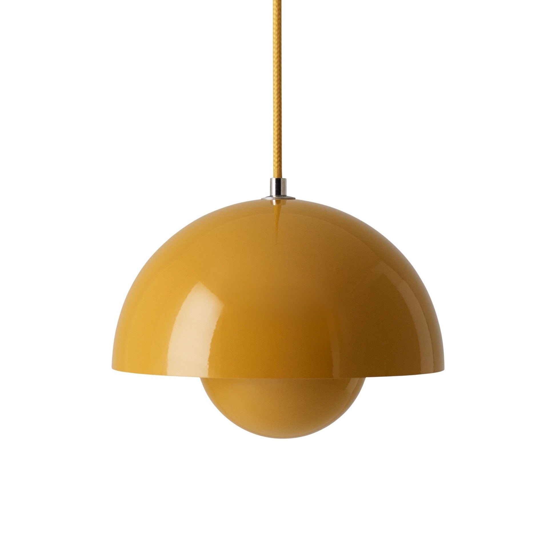 Flowerpot VP Pendant Light in Mustard (9.1-Inch).