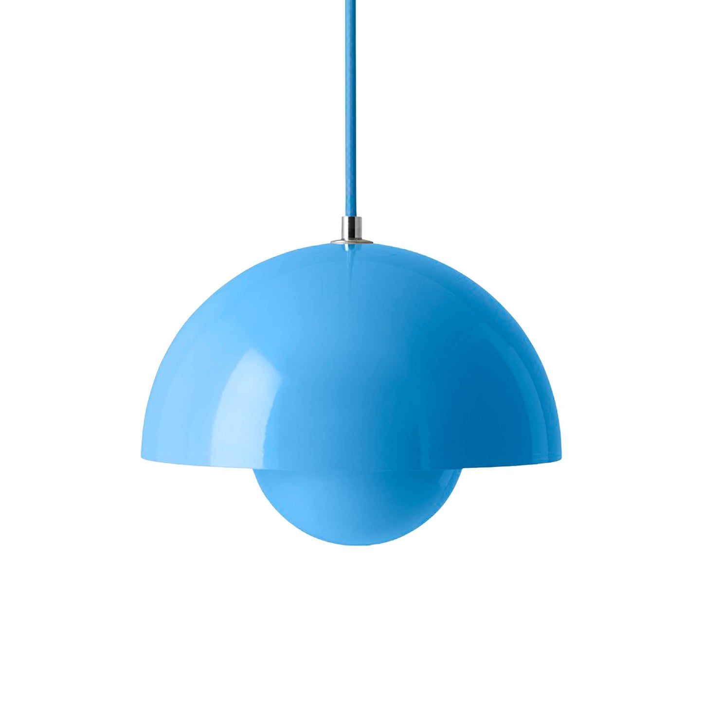 Flowerpot VP Pendant Light in Swim Blue (9.1-Inch).