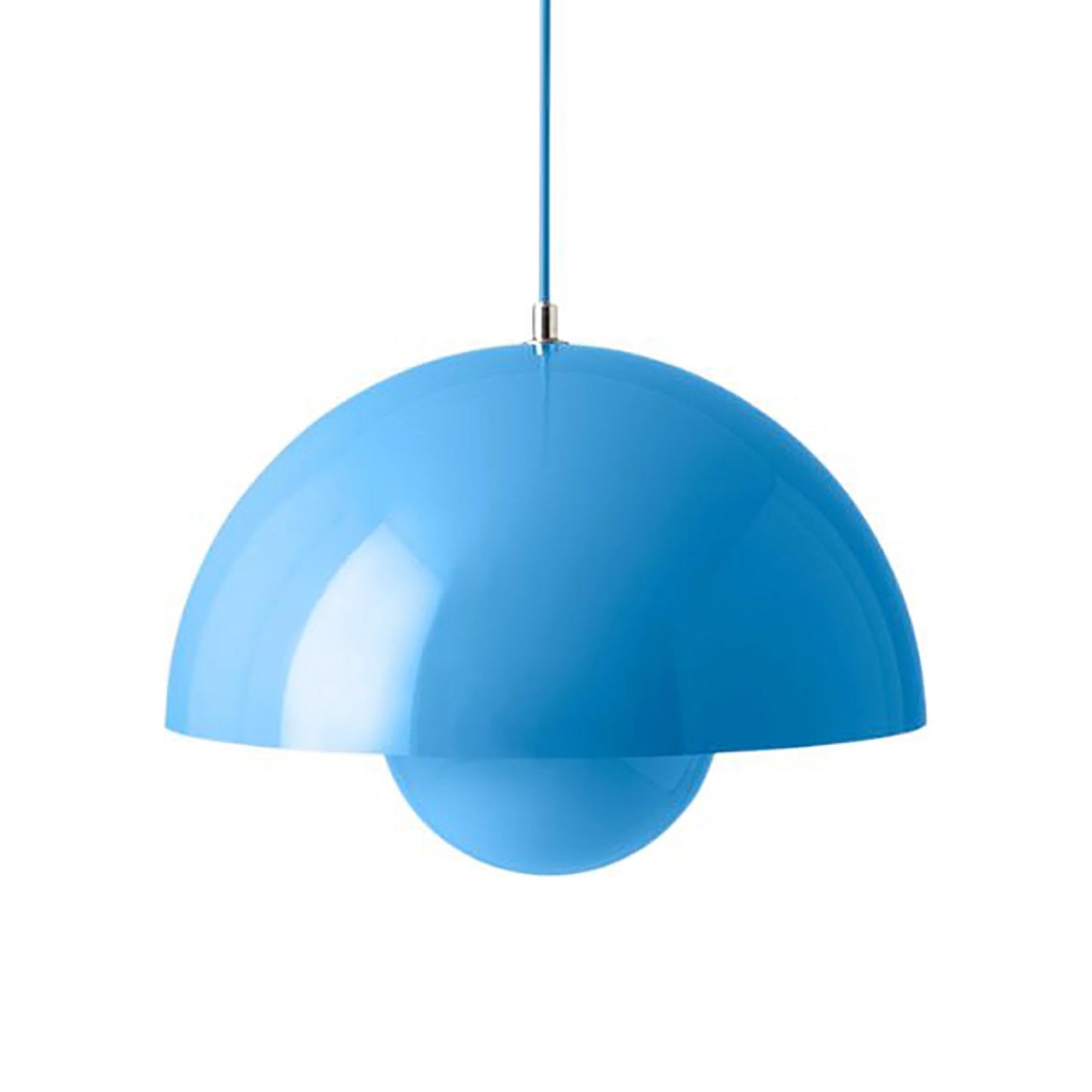 Flowerpot VP Pendant Light in Swim Blue (14.6-Inch).