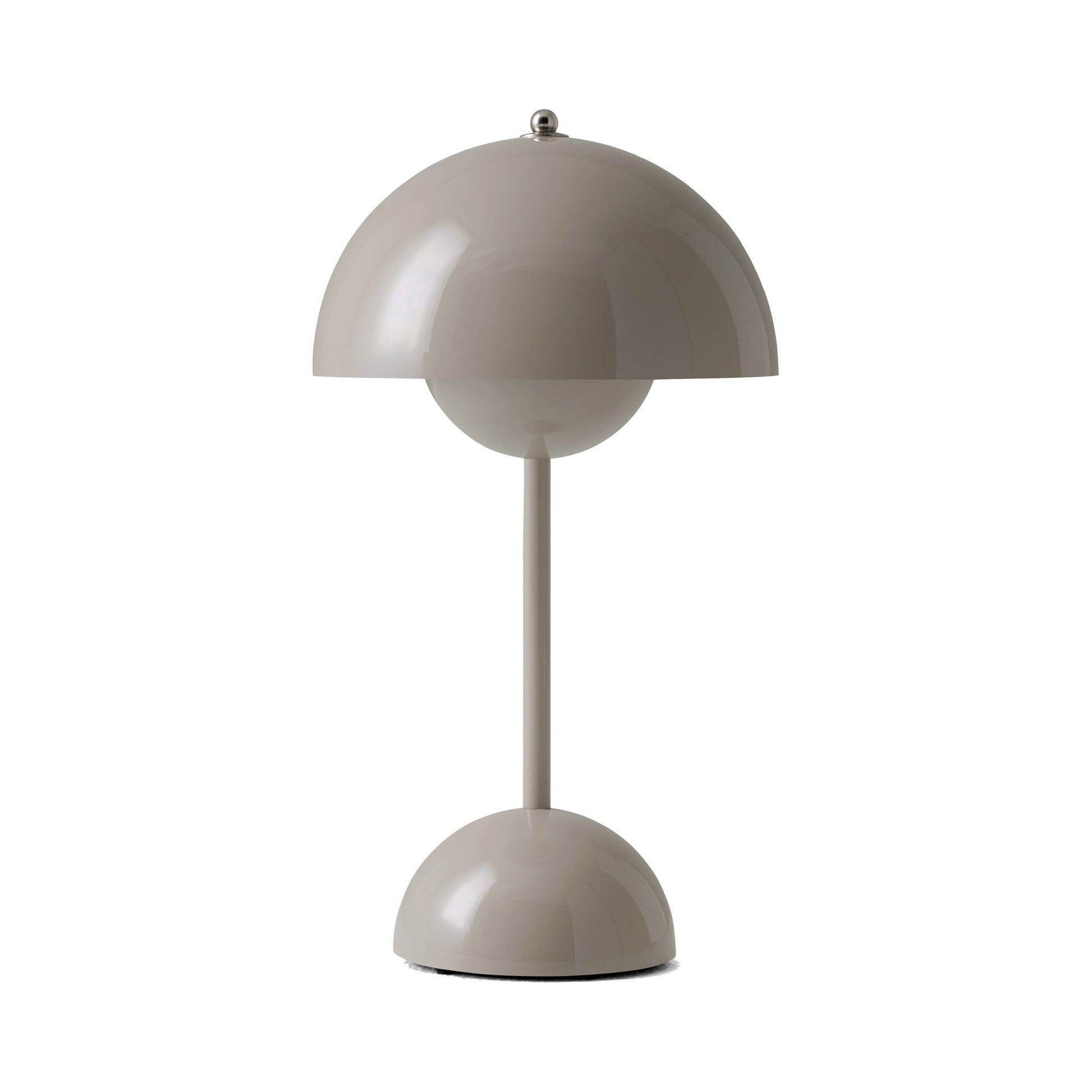 Flowerpot VP9 Portable Table Lamp in Grey Beige.