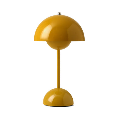 Flowerpot VP9 Portable Table Lamp in Mustard.