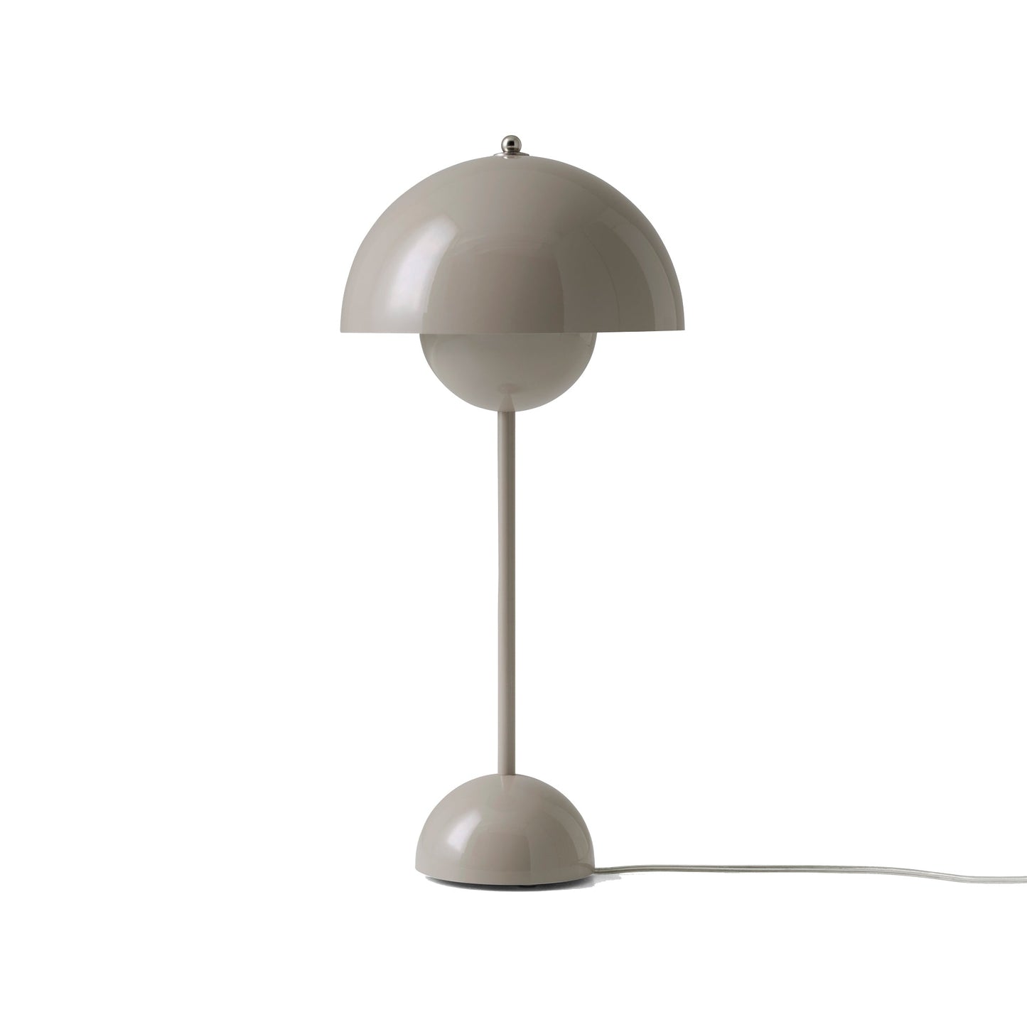 Flowerpot VP3 Table Lamp in Grey Beige.