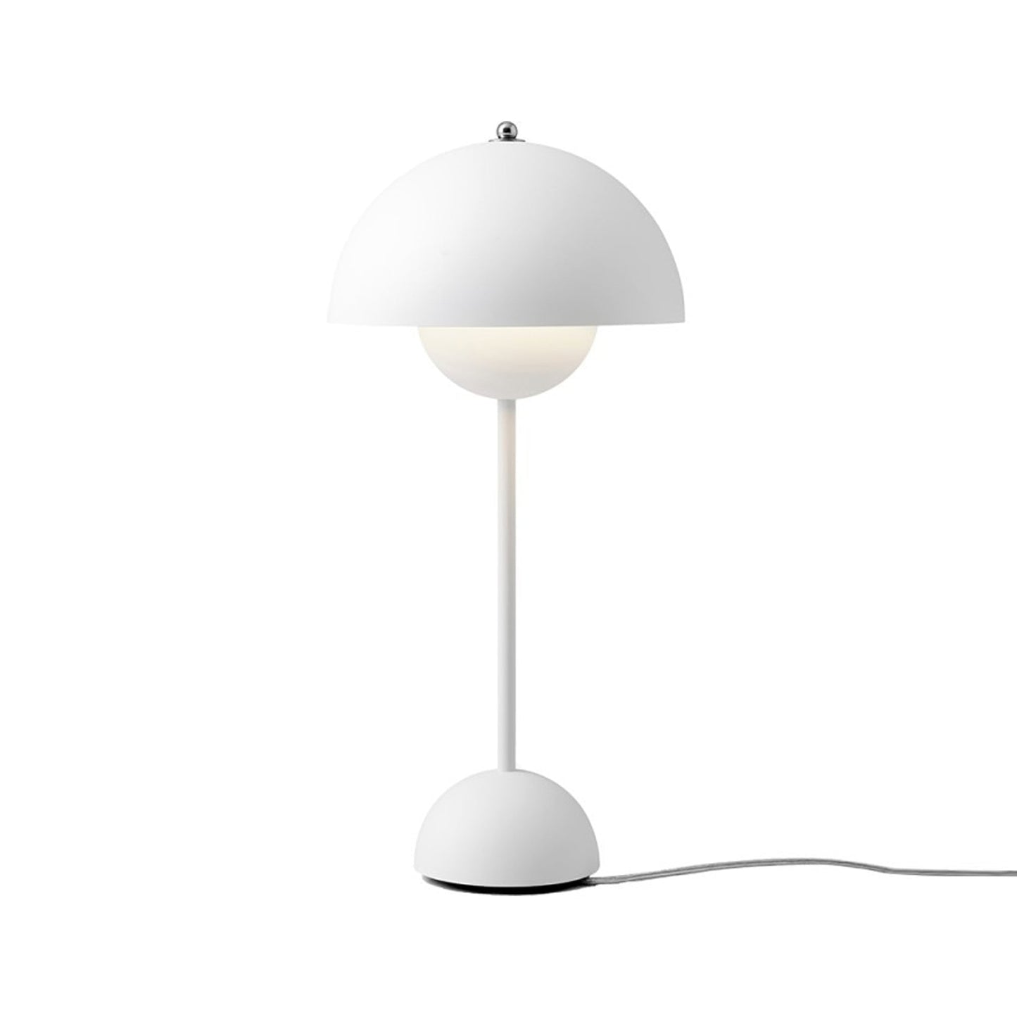 Flowerpot VP3 Table Lamp in Matt White.