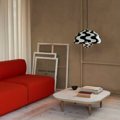 Flowerpot VP Pendant Light in living room.