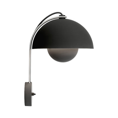 Flowerpot VP8 Wall Light in Matt Black (Hardwired).