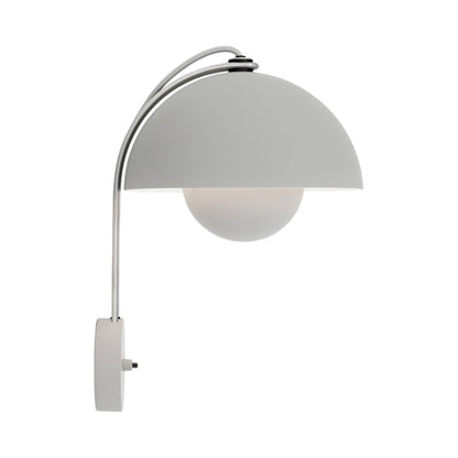 Flowerpot VP8 Wall Light in Matt Light Grey (Hardwired).