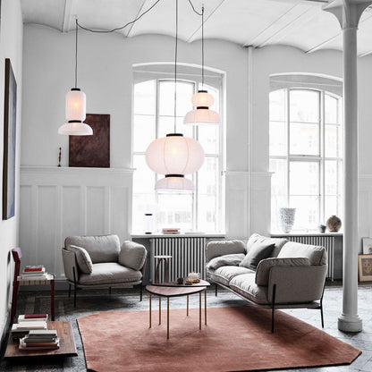 Formakami JH3 Pendant Light in living room.