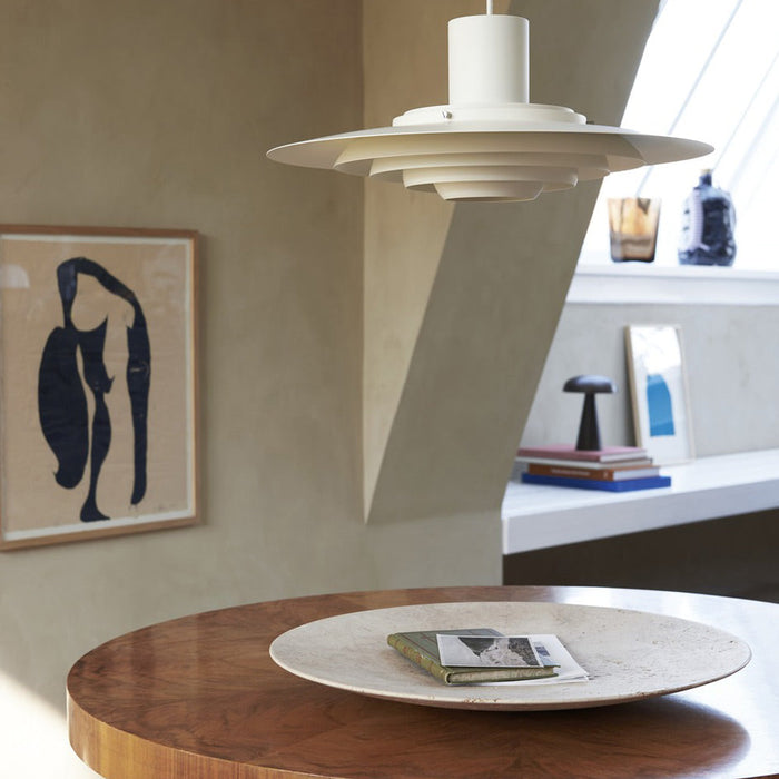 Kastholm & Fabricius Pendant Light in dining room.
