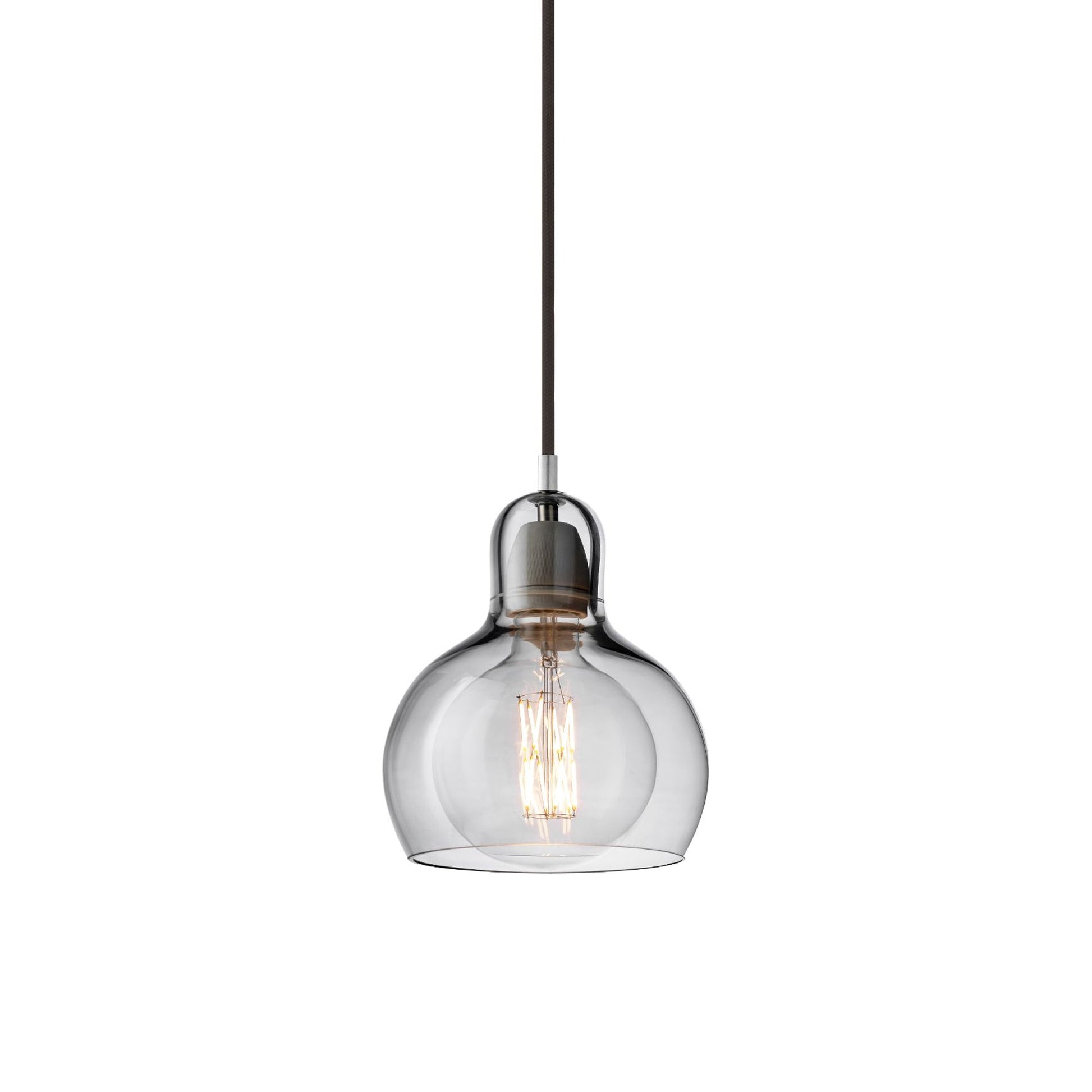 Mega Bulb SR2 Pendant Light in Silver/Black.