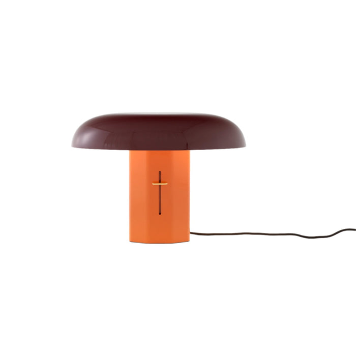 Montera Table Lamp in Amber/Ruby.