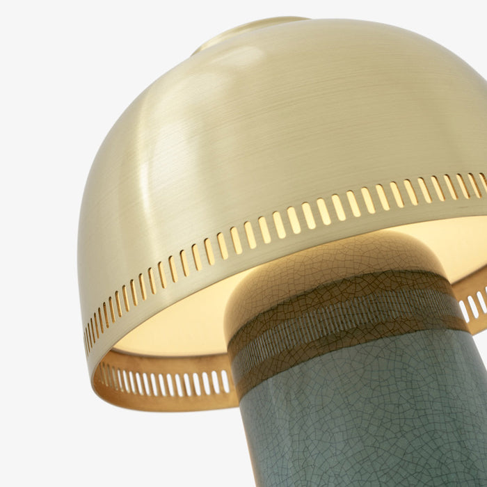 Raku Table Lamp in Detail.
