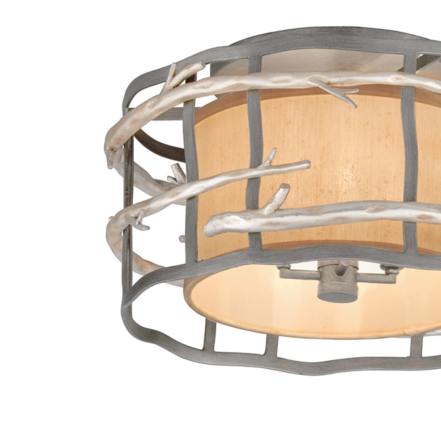 Adirondack Flush Mount Ceiling Light in Detail.