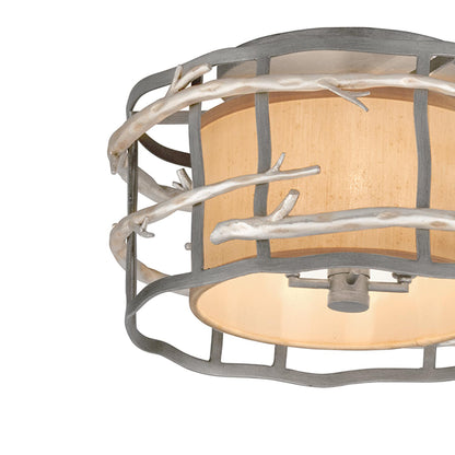 Adirondack Flush Mount Ceiling Light in Detail.