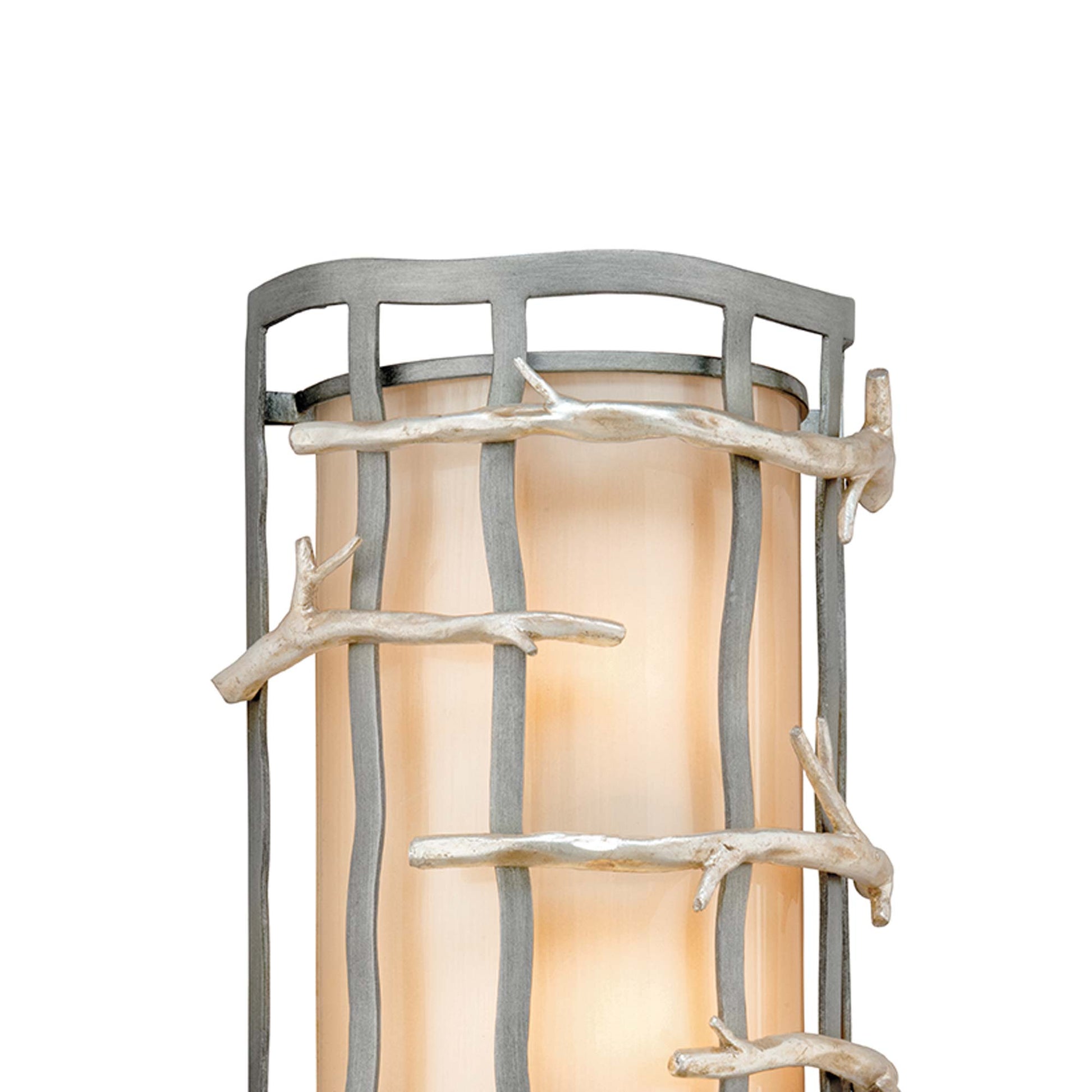 Adirondack Rectangular Wall Light in Detail.