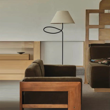 Alameda Floor Lamp in living room.