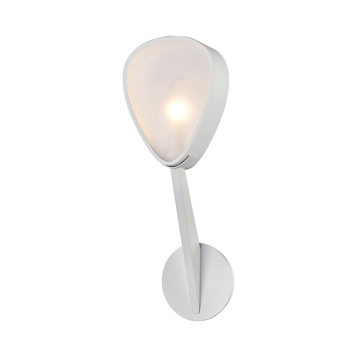 Allisio Wall Light in Textured White.
