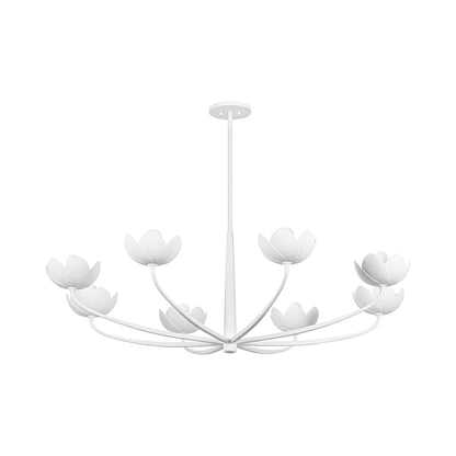 Arcata Chandelier in Gesso White (8-Light).