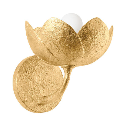Arcata Wall Light in Vintage Gold Leaf.