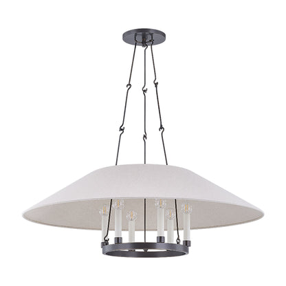 Archive Chandelier in Bronze (38-Inch).