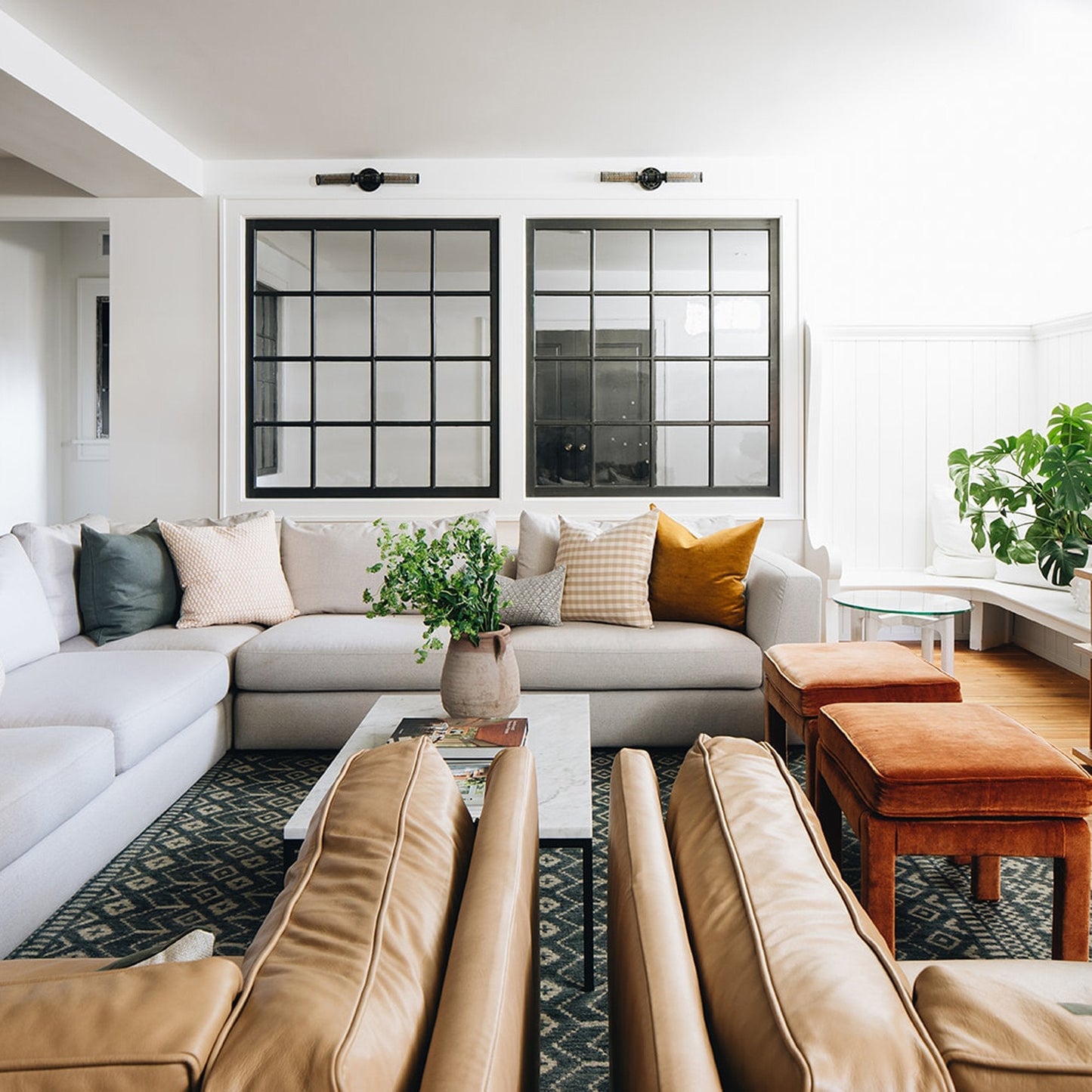 Atlas Wall Light in living room.
