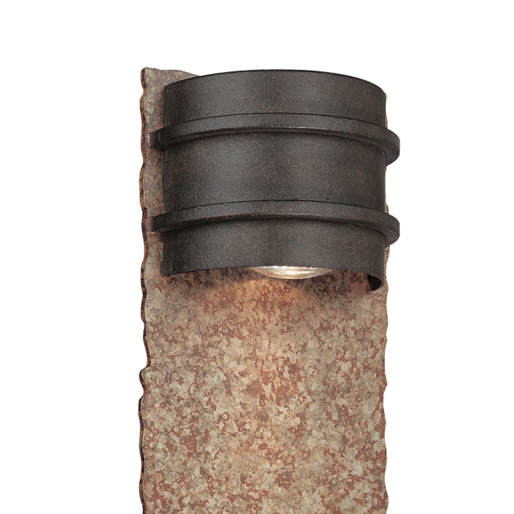 Bamboo Outdoor Wall Light in Detail.