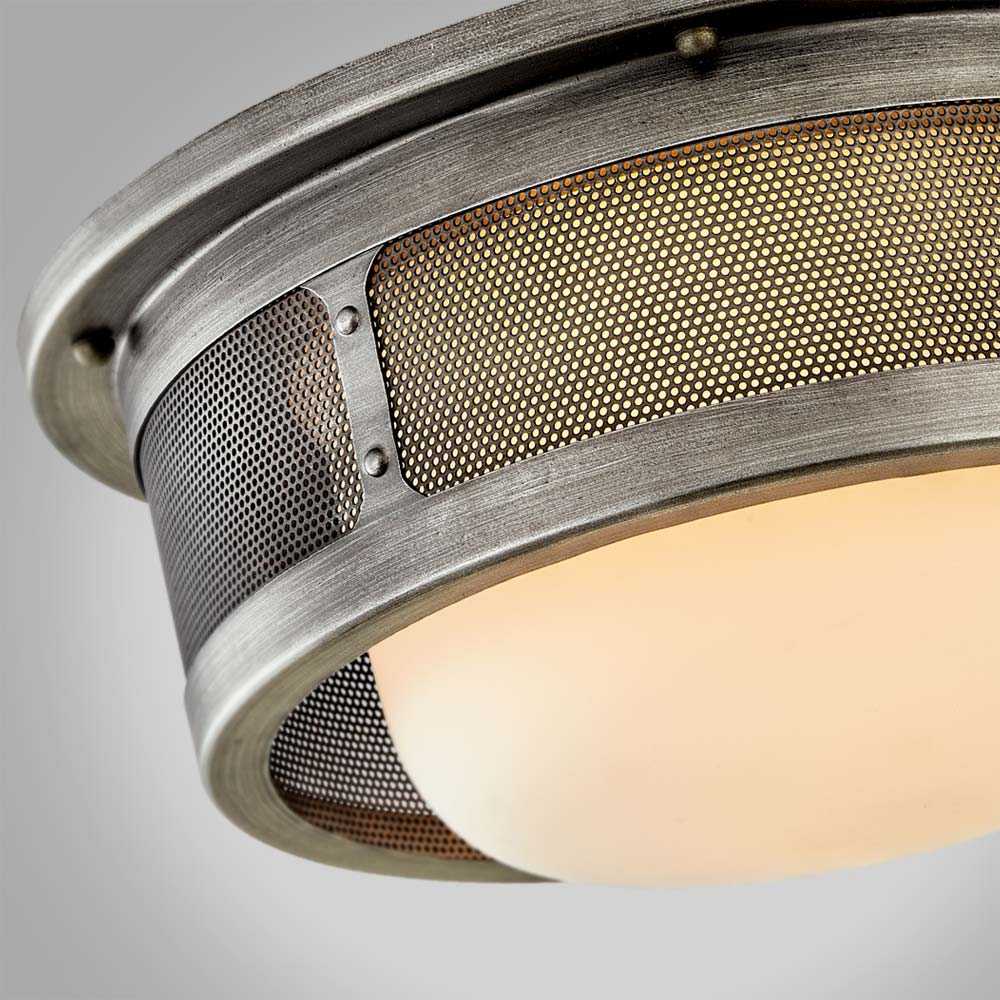 Bauer Flush Mount Ceiling Light in Detail.