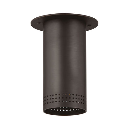 Berg Flush Mount Ceiling Light in Bronze.
