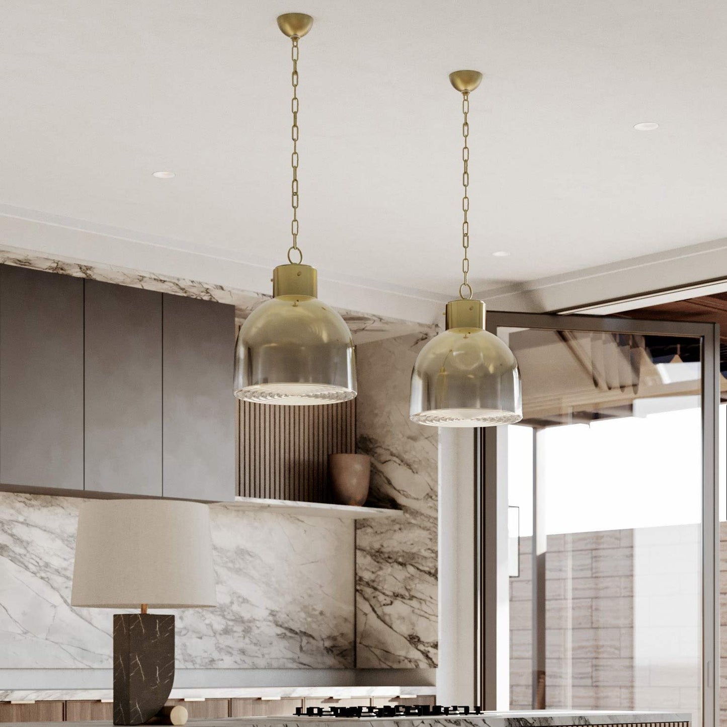 Beryl Pendant Light in kitchen.