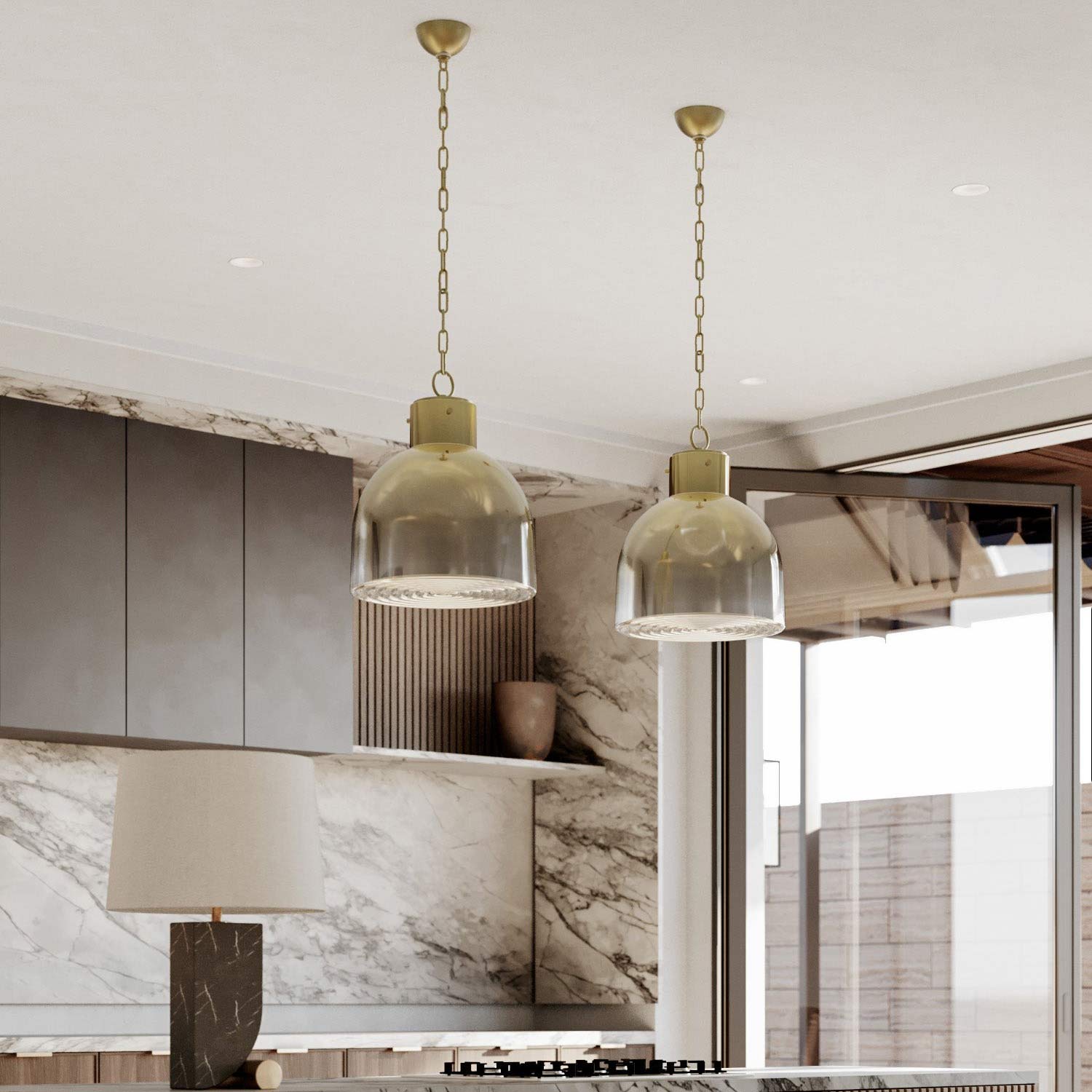 Beryl Pendant Light in kitchen.