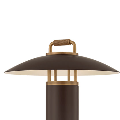 Birk Outdoor LED Table Lamp in Detail.