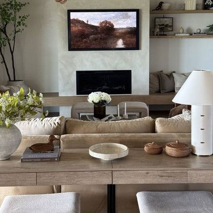 Bond Table Lamp in living room.