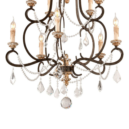 Bordeaux Chandelier in Detail.