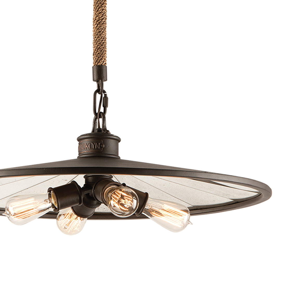 Brooklyn Multi Light Pendant Light in Detail.