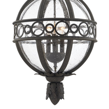 Campanile Outdoor Pendant Light in Detail.