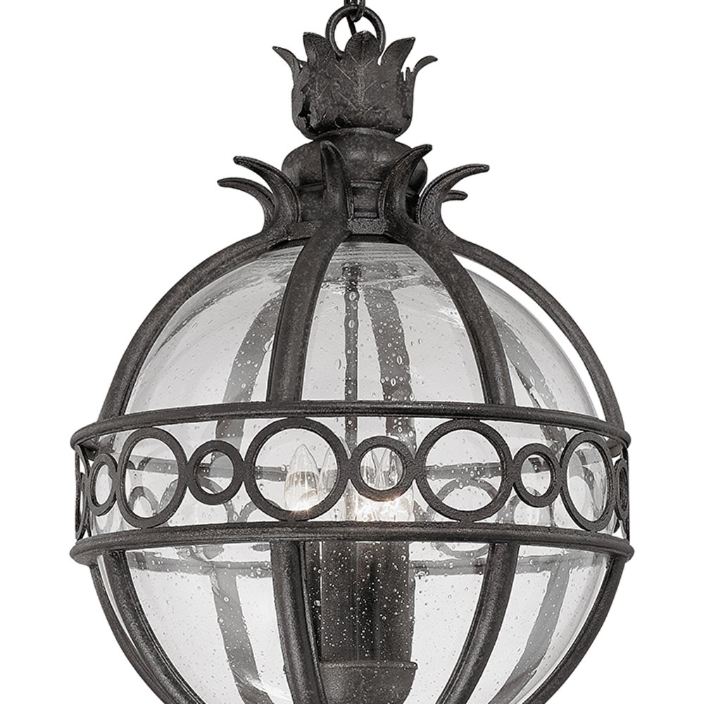 Campanile Outdoor Pendant Light in Detail.