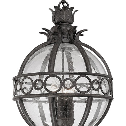 Campanile Outdoor Pendant Light in Detail.