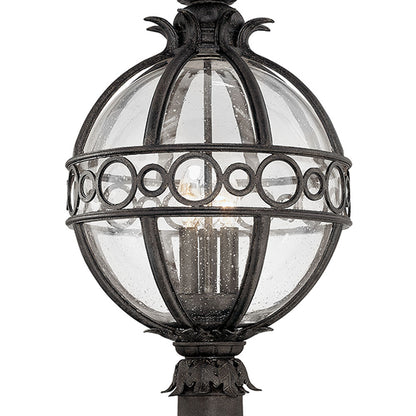 Campanile Outdoor Post Light in Detail.