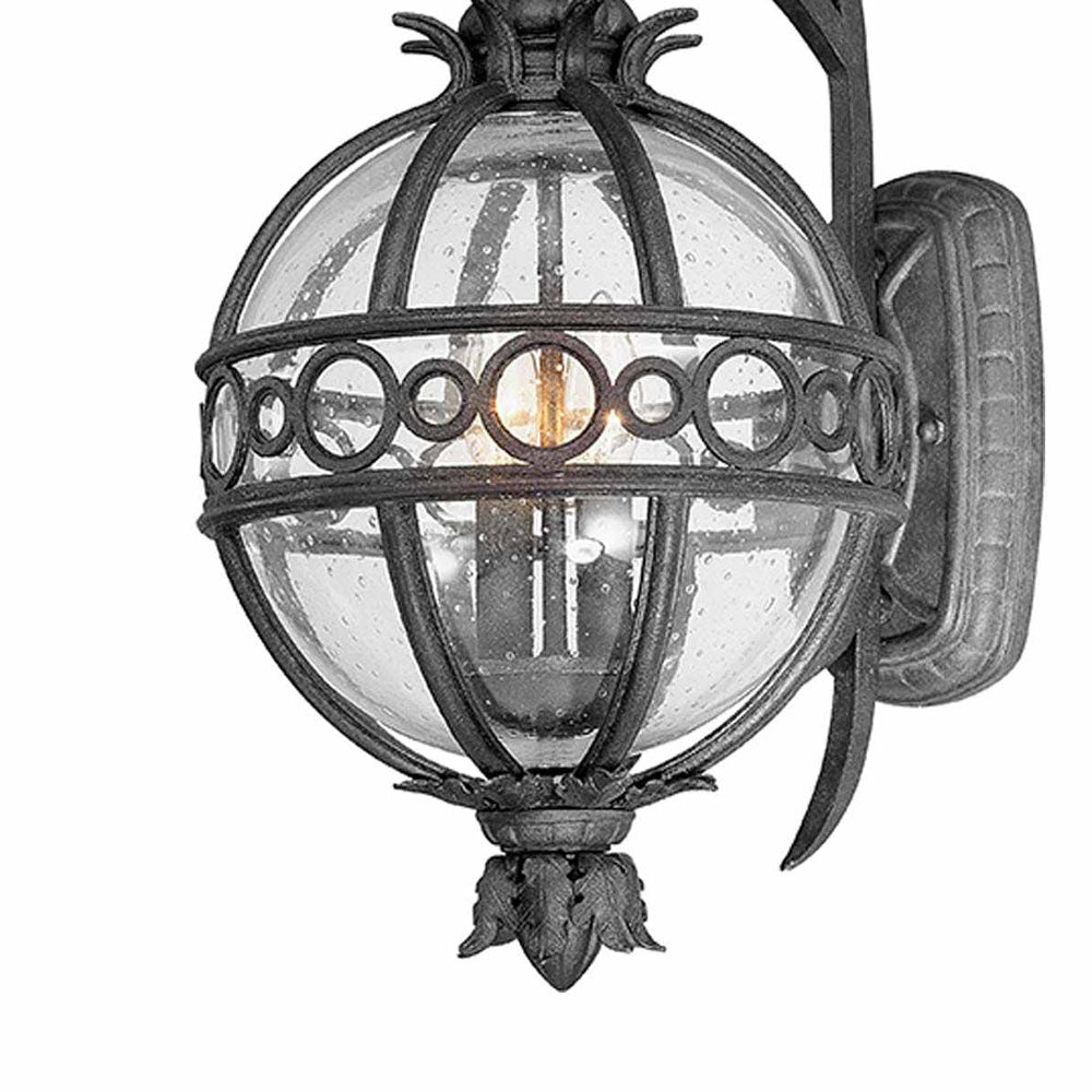 Campanile Outdoor Wall Light in Detail.