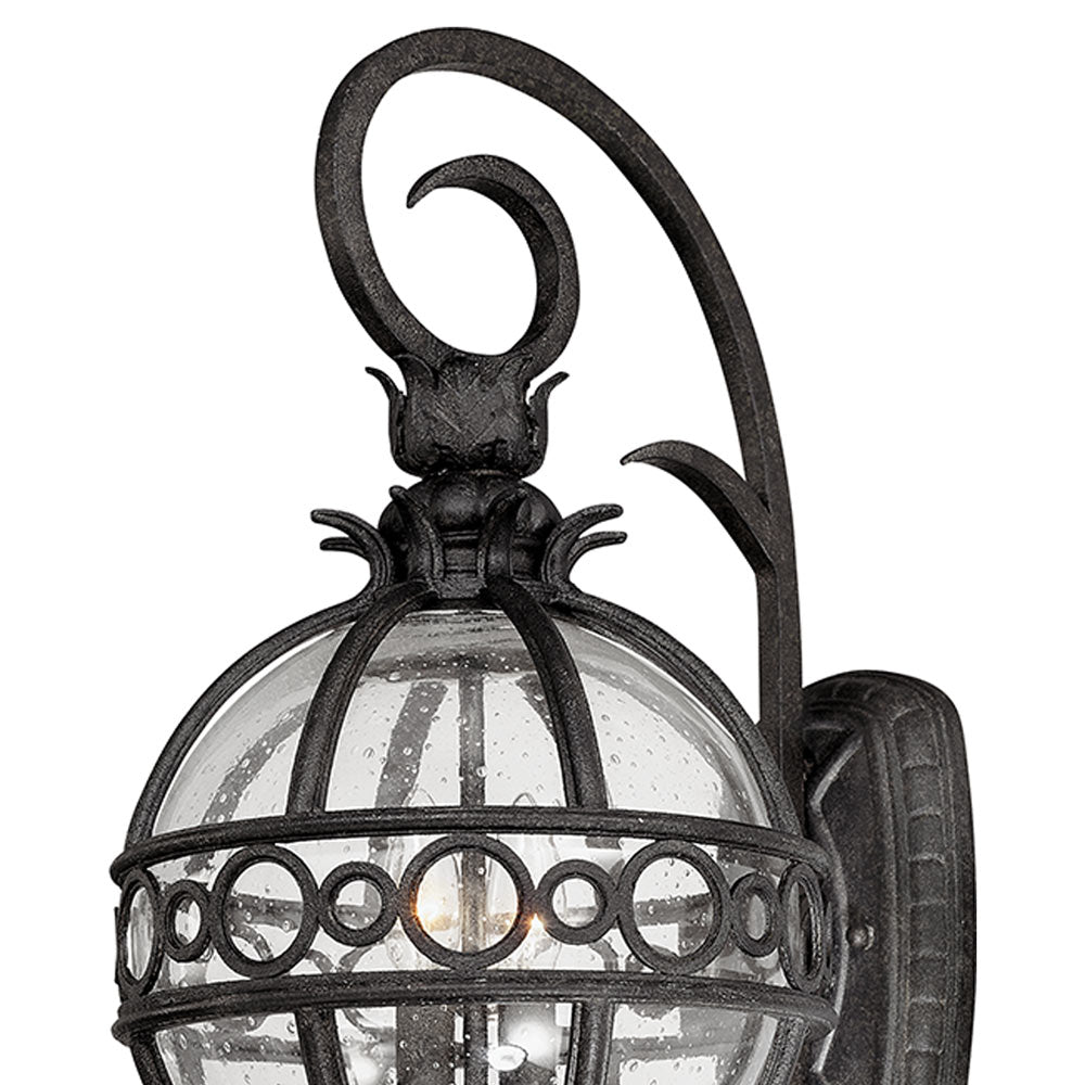 Campanile Outdoor Wall Light in Detail.
