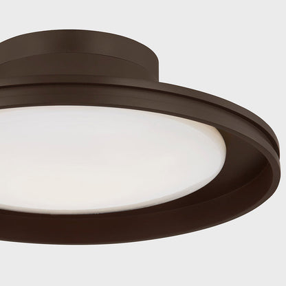 Cannes Outdoor LED Flush Mount Ceiling Light in Detail.