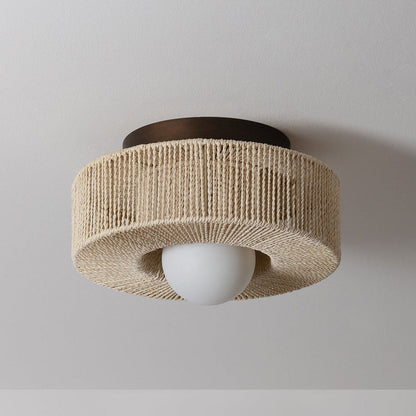 Coleman Flush Mount Ceiling Light in Detail.