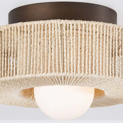 Coleman Flush Mount Ceiling Light in Detail.