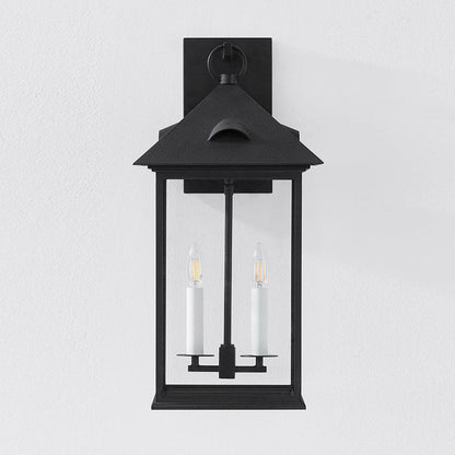 Corning Outdoor Wall Light in Detail.