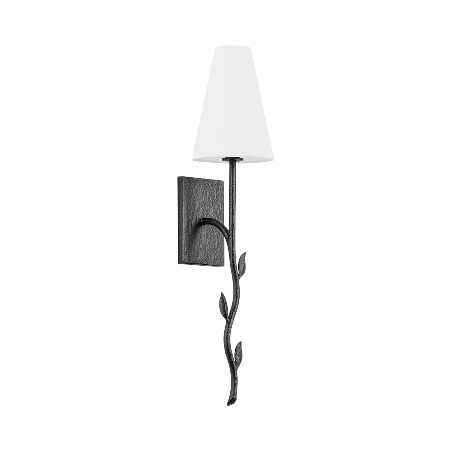 Elwyn Wall Light in Black Iron.