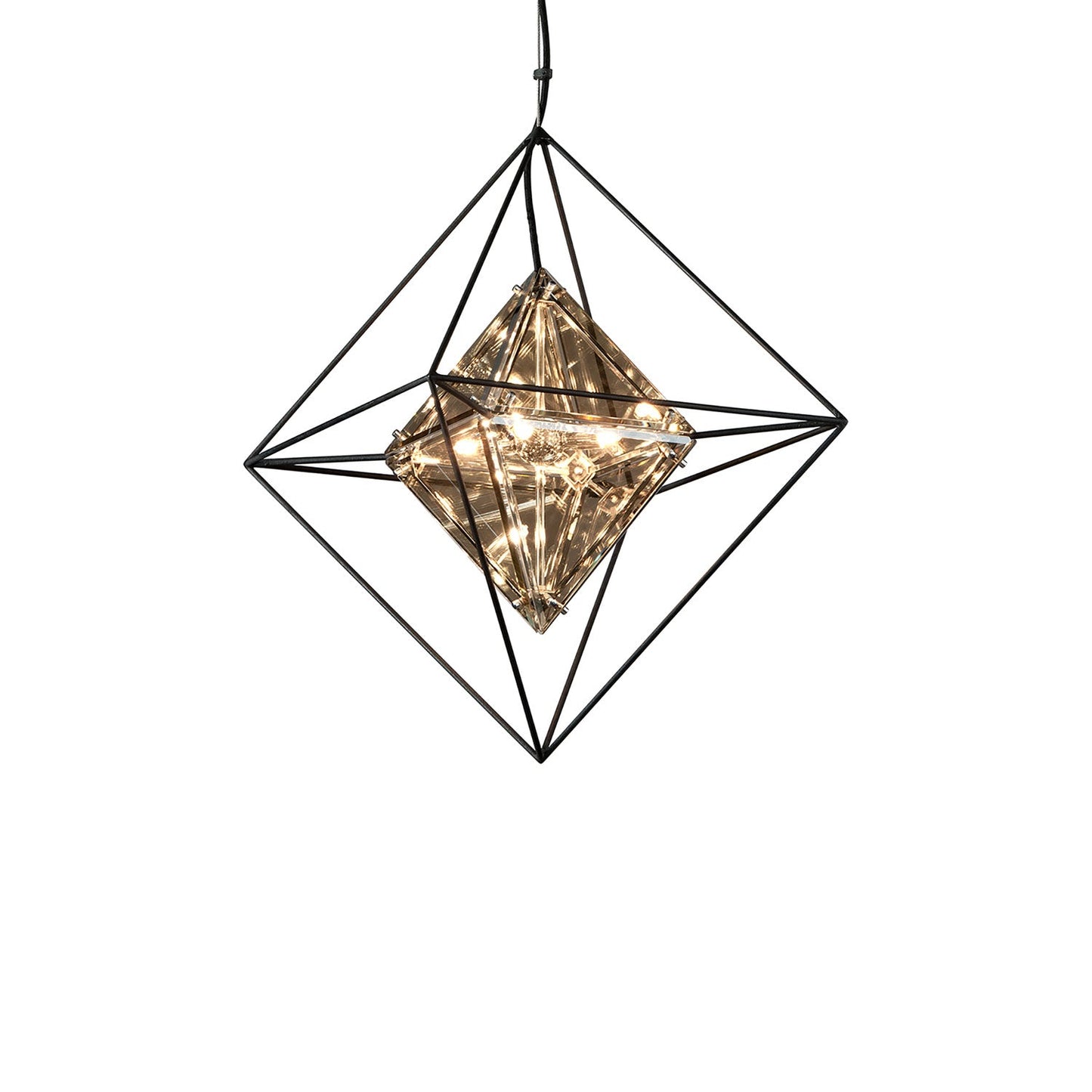 Epic Chandelier in Textured Iron (25.25-Inch).