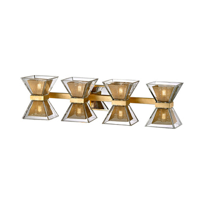Expression Bath Vanity Light in Gold Leaf (8-Light).