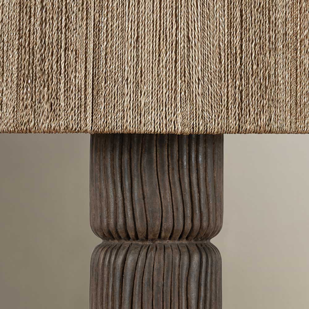 Folk Table Lamp in Detail.