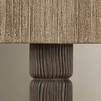 Folk Table Lamp in Detail.