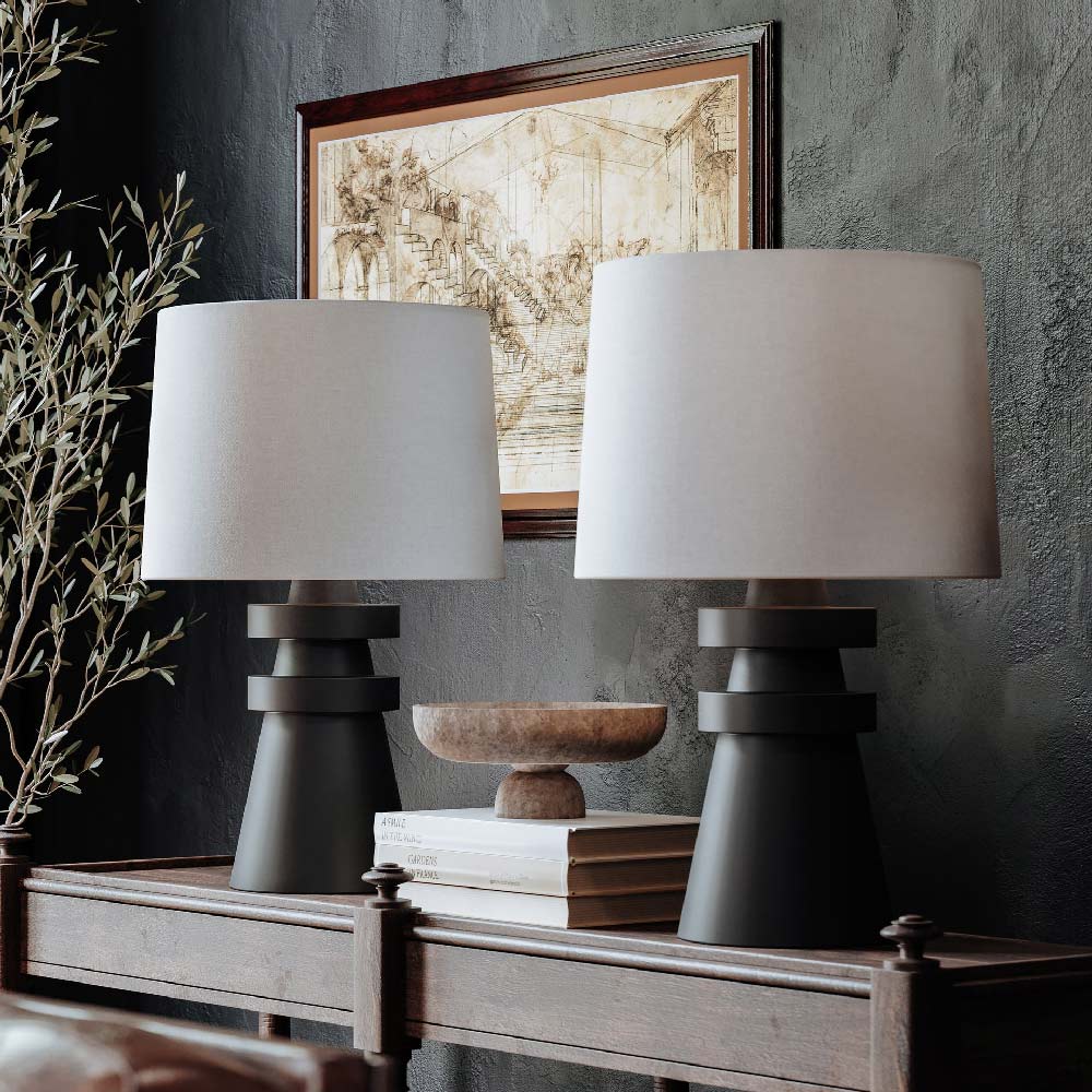 Grover Table Lamp in living room.