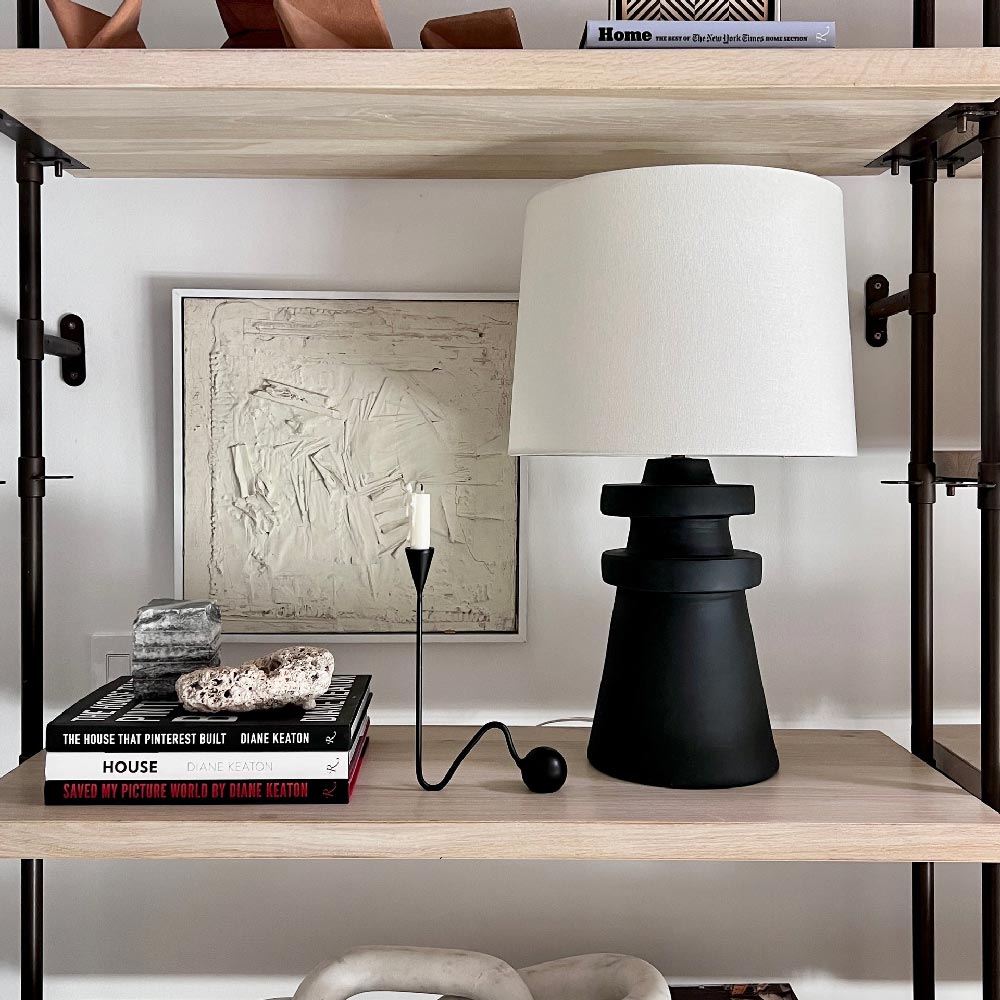 Grover Table Lamp in living room.